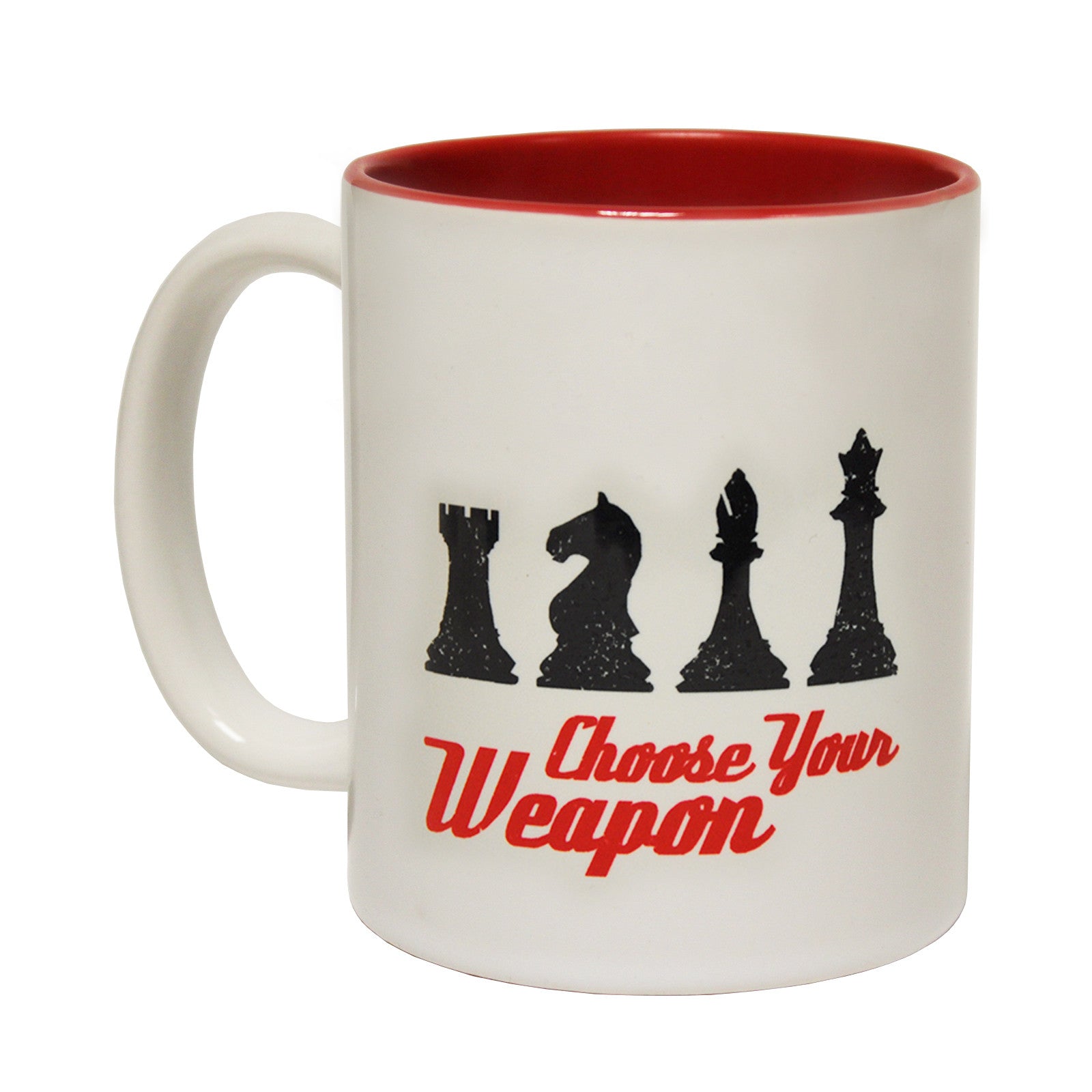 Choose Your Weapon Chess Pieces Mug Joke Humour Checkmate Funny