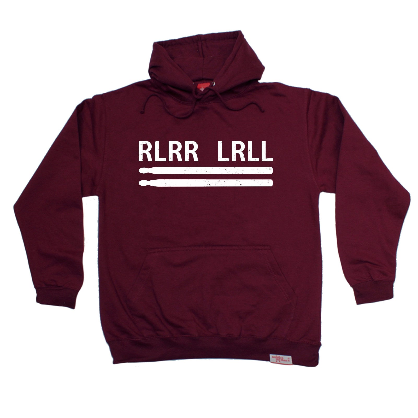 RLRR LRLL Drumsticks KAPUZENPULLOVER Band Schlagzeug Schlagzeuger Mode Kapuzenpullover Geburtstag lustiges Geschenk - Bild 12 von 25
