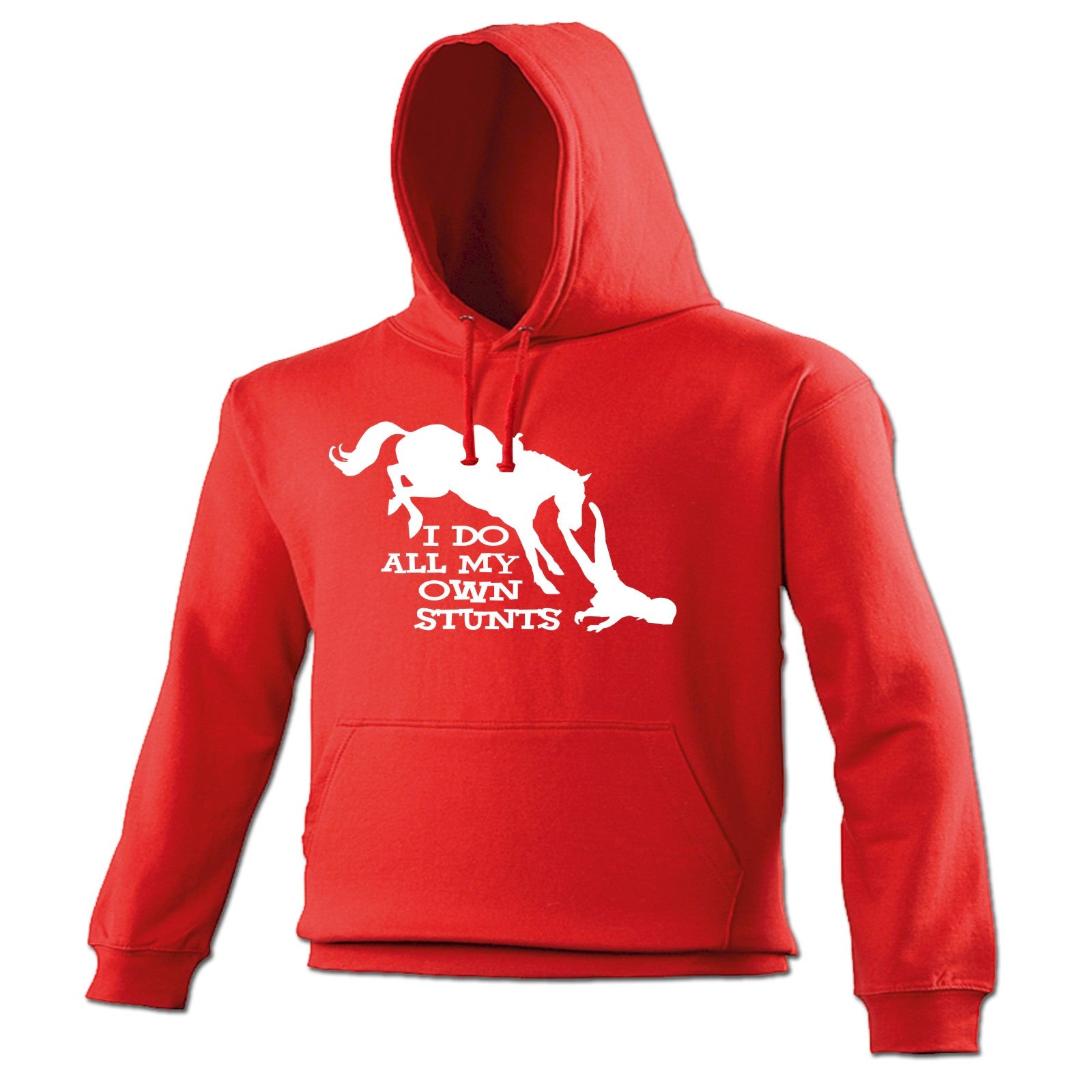 Buy 123t I Do All My Own Stunts Horse Funny Hoodie at 123t UK - T ...