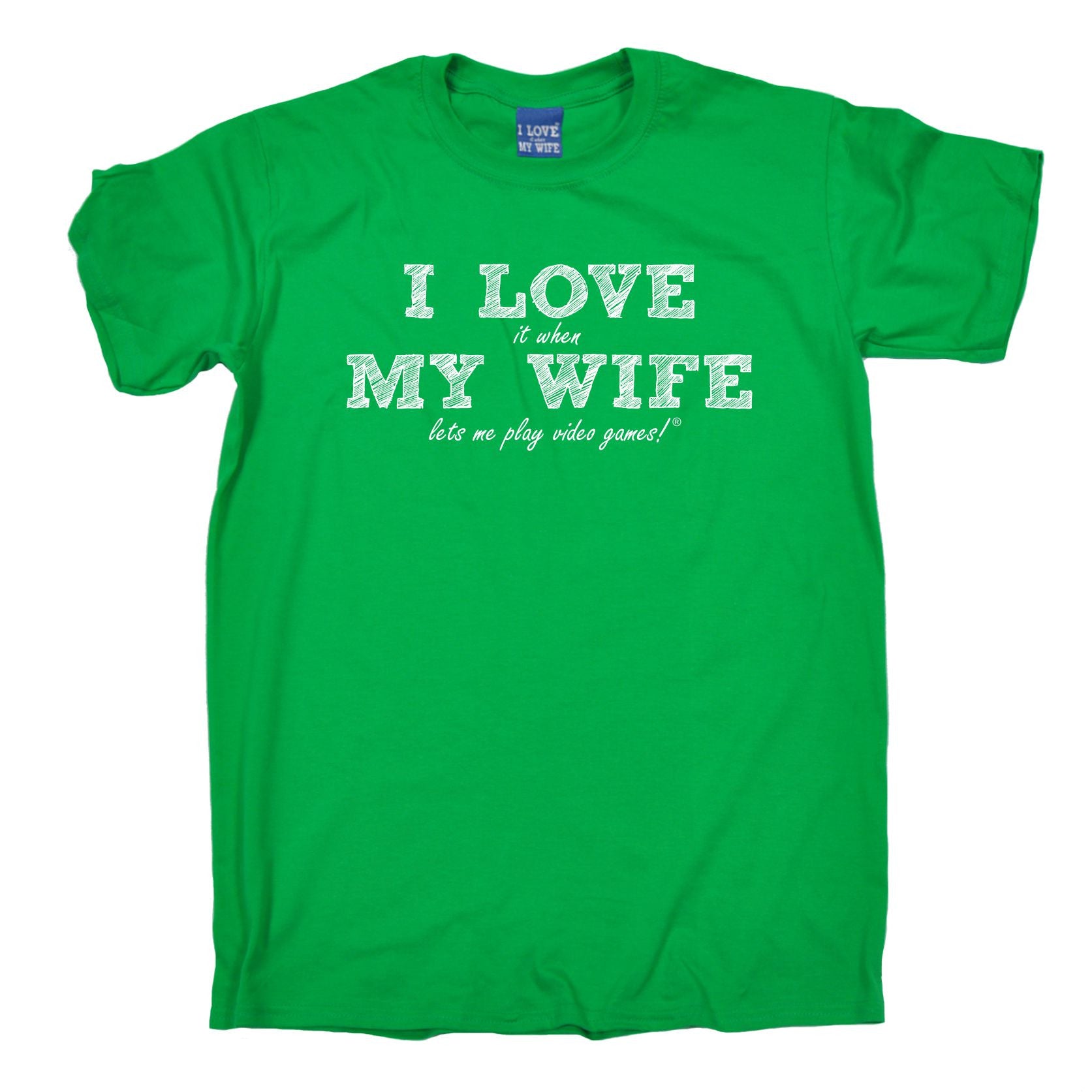 I Love It When My Wife Lets Me Play Video Games Mens T Shirt Tee 