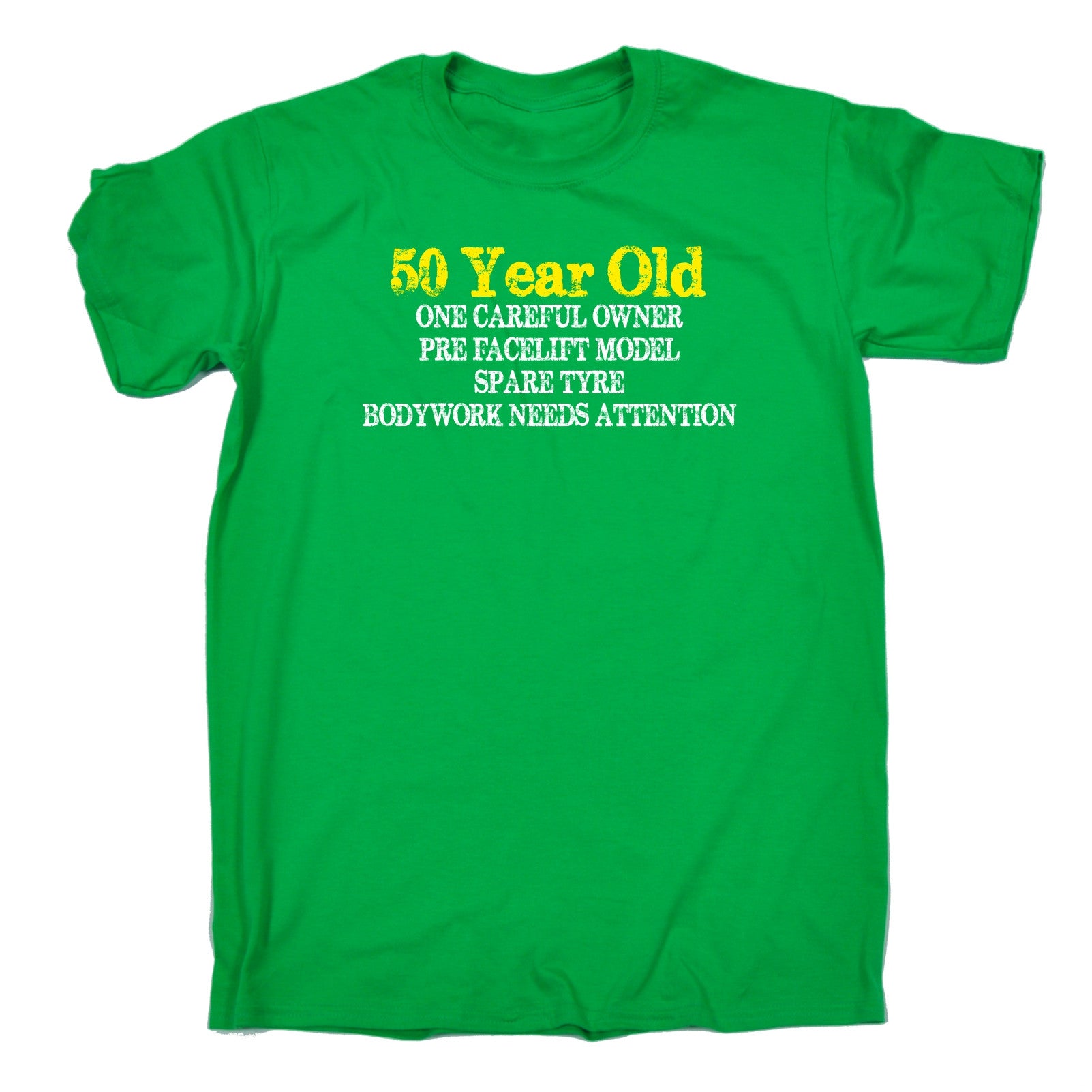 50 Year Old One Careful Owner T Shirt Dad Grandad Joke Tee T Birthday Funny Ebay 