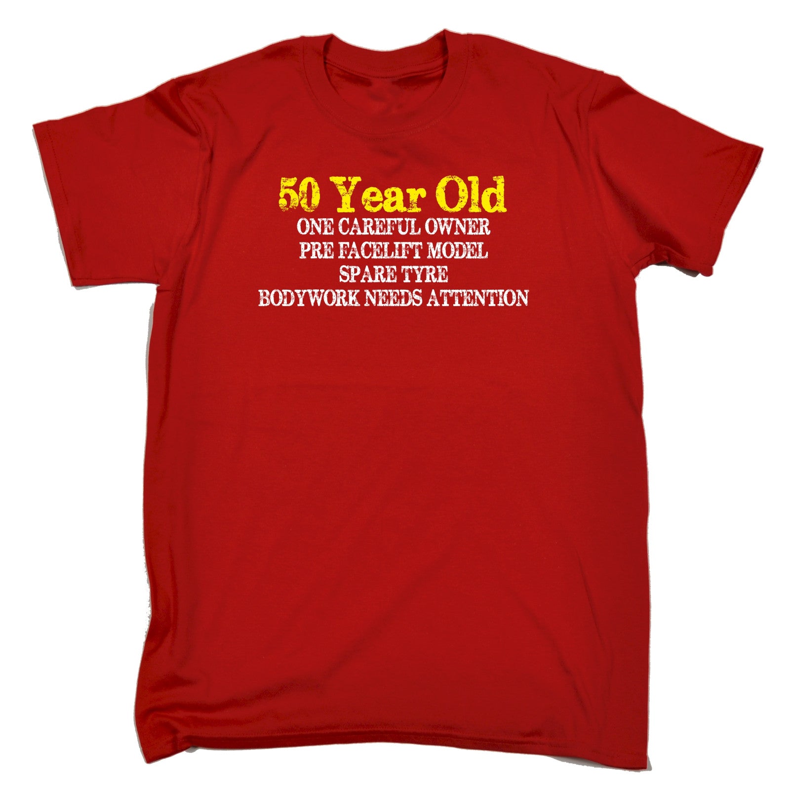 50 Year Old One Careful Owner T Shirt Tee Joke Funny Birthday T 