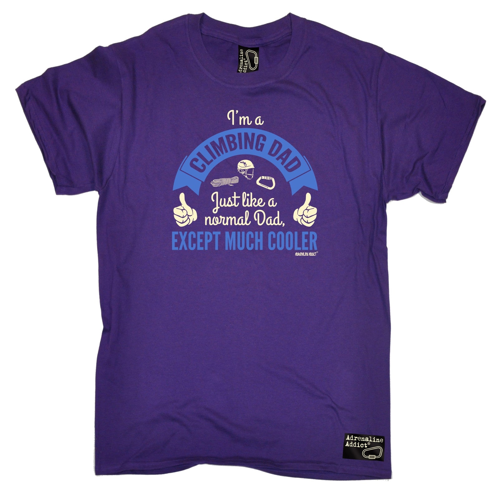 T-shirt arrampicata papà tranne molto più fresca padre regalo compleanno divertente - Foto 7 di 8