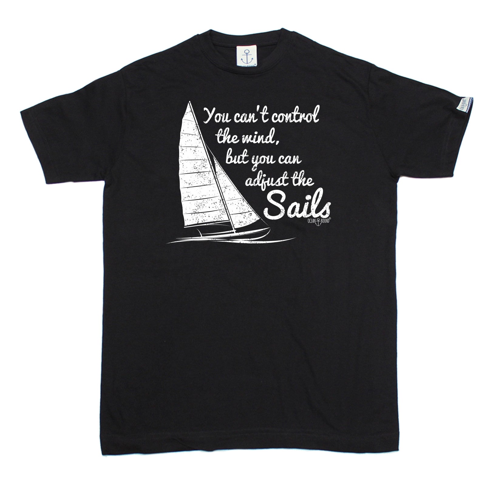 Cant Control The Wind Can Adjust The Sails T-SHIRT Yacht Sailing birthday  funny