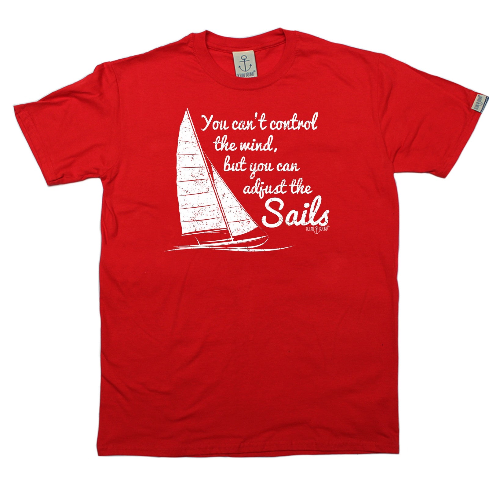 Cant Control The Wind Can Adjust The Sails T-SHIRT Yacht Sailing
