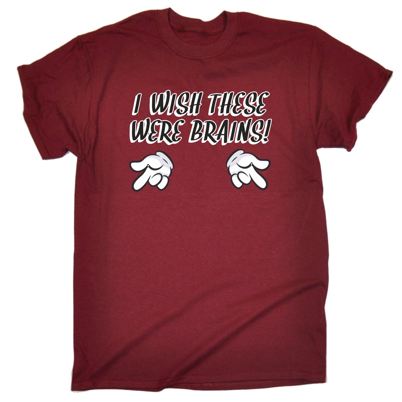 I Wish These Were Brains WOMENS T-SHIRT Breasts T@Ts Boobs Funny birthday  gift