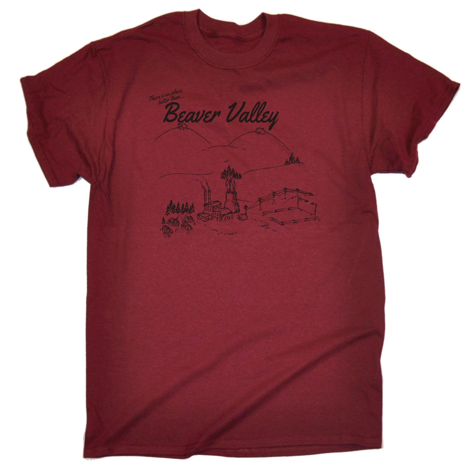 S - Beaver Valley T Shirt Offensive Shirts for Mens Guys Funny