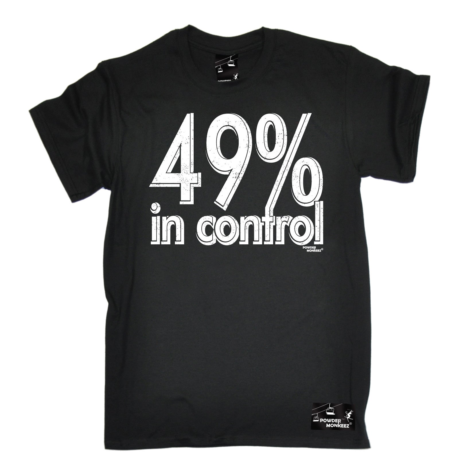 49 % In Control CAMISETA Snowboard Esquí Snowboard Esquí Camiseta Regalo de Cumpleaños - Imagen 4 de 11