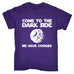 123t Men's Come To The Darkside We Have Cookies Funny T-Shirt