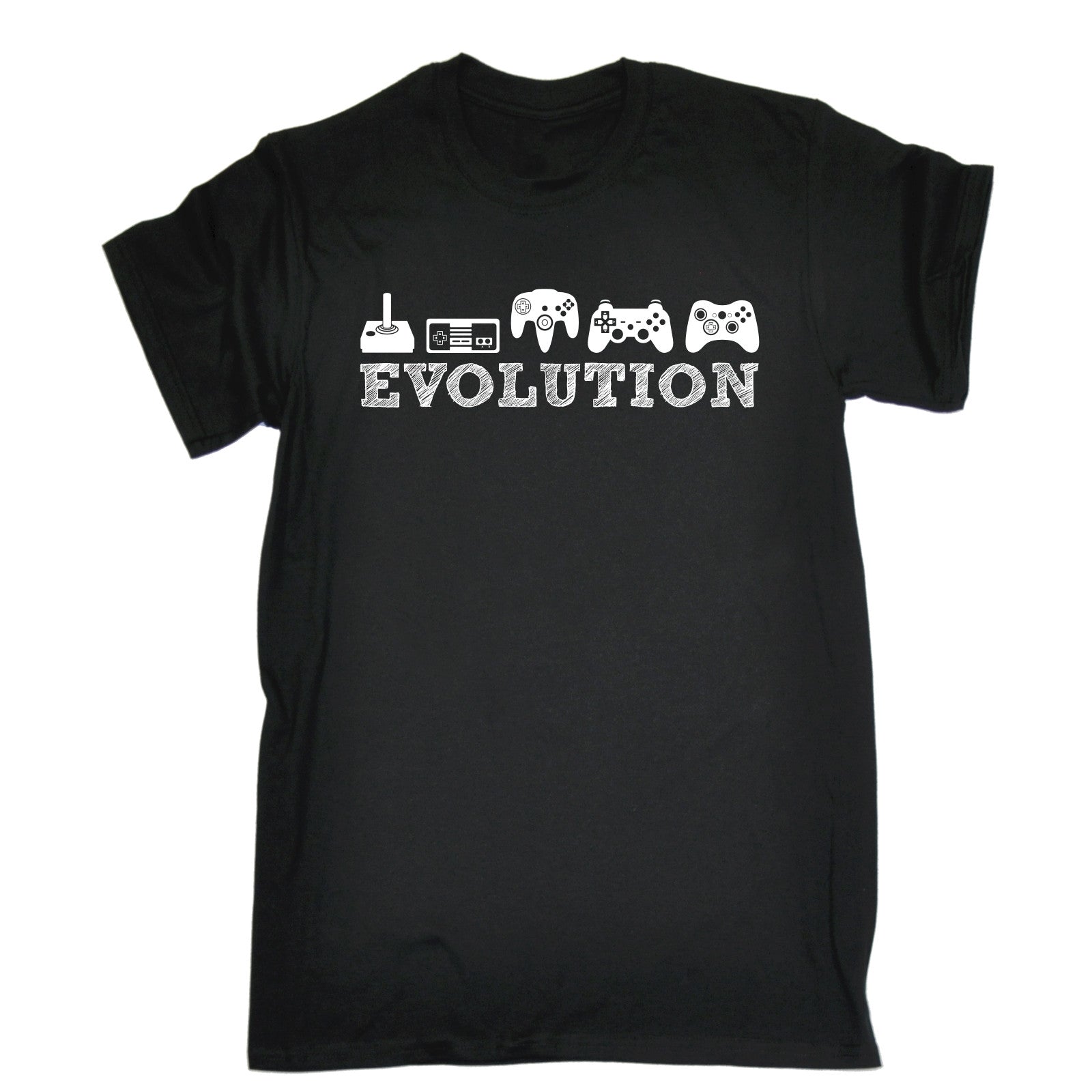 Evolution Gaming T-SHIRT Gamer Nerd Geek Tee Top Funny birthday gift