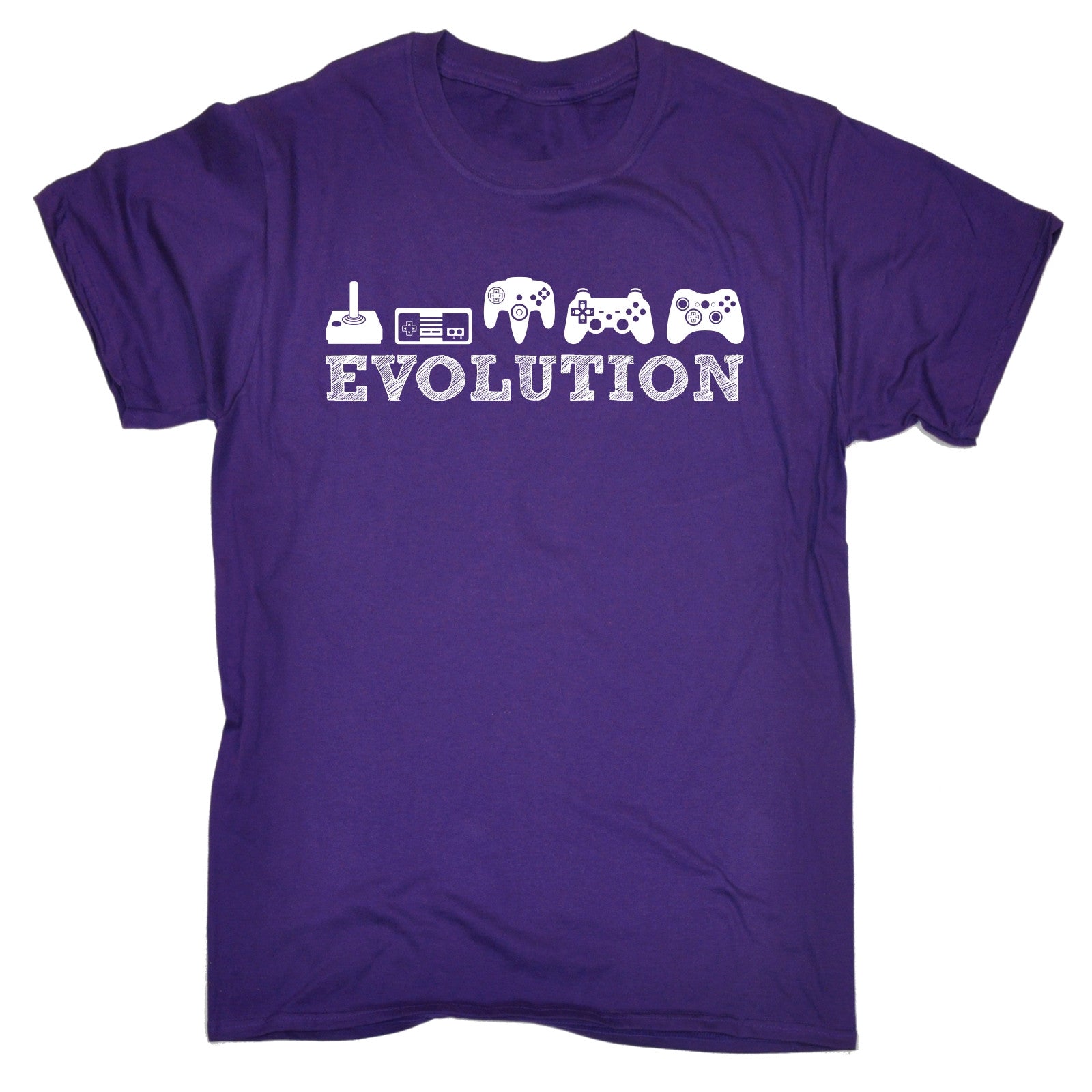 EVOLUTION GAMING T-SHIRT tee gamer nerd geek funny birthday gift ...