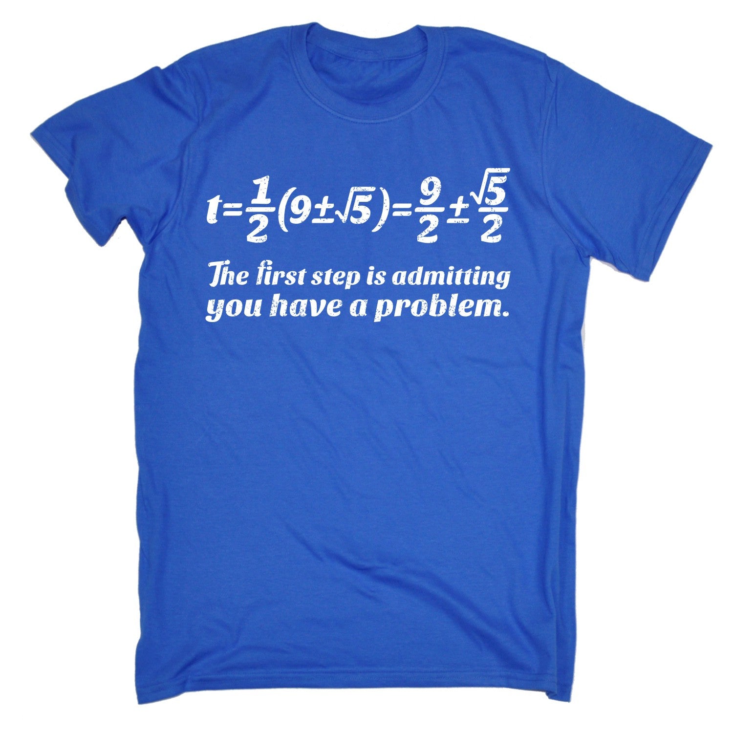 First Step Maths Problem MENS T Shirt birthday geek nerd teacher funny | eBay