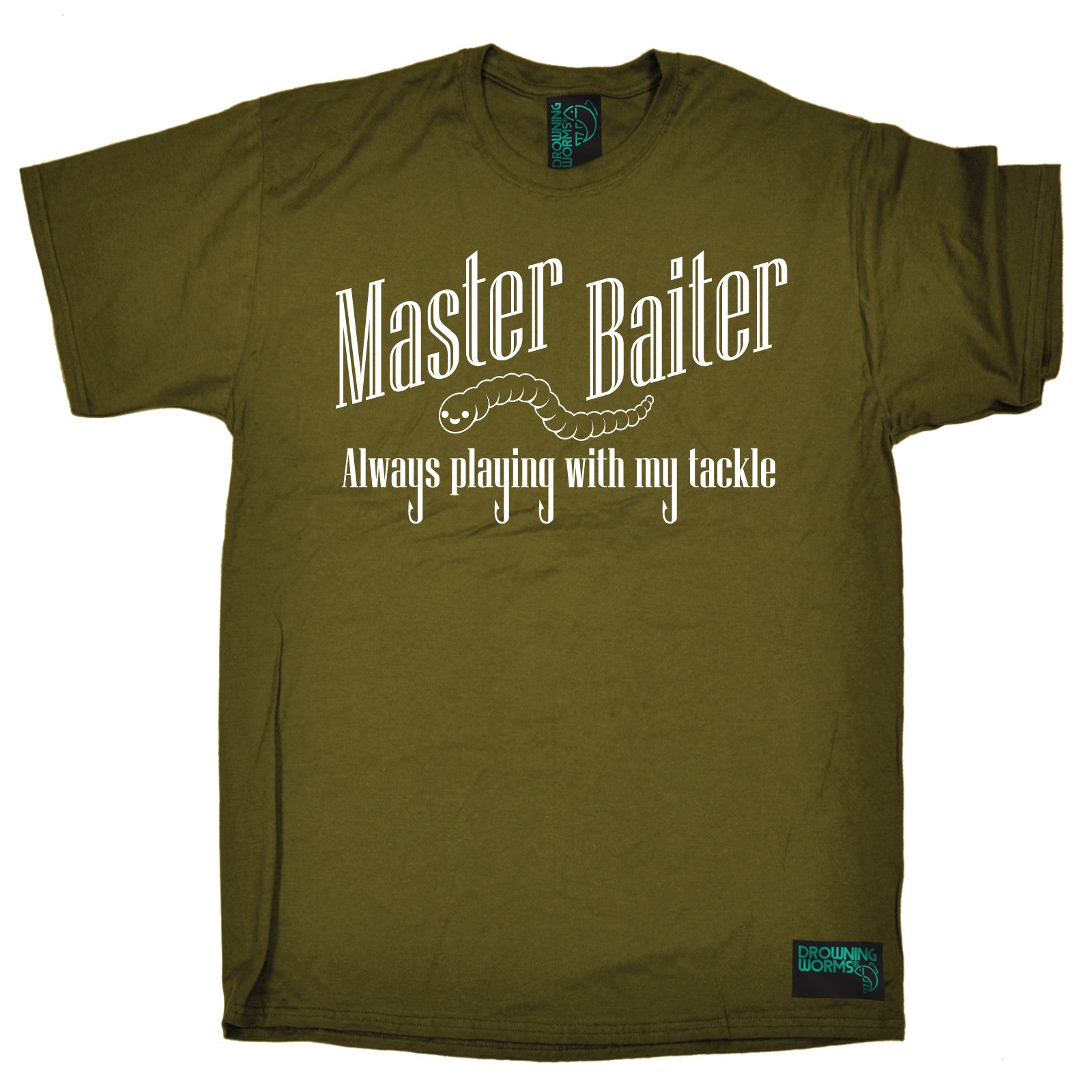 Master Baiter Playing With My Tackle T-SHIRT Fishing Tee Funny