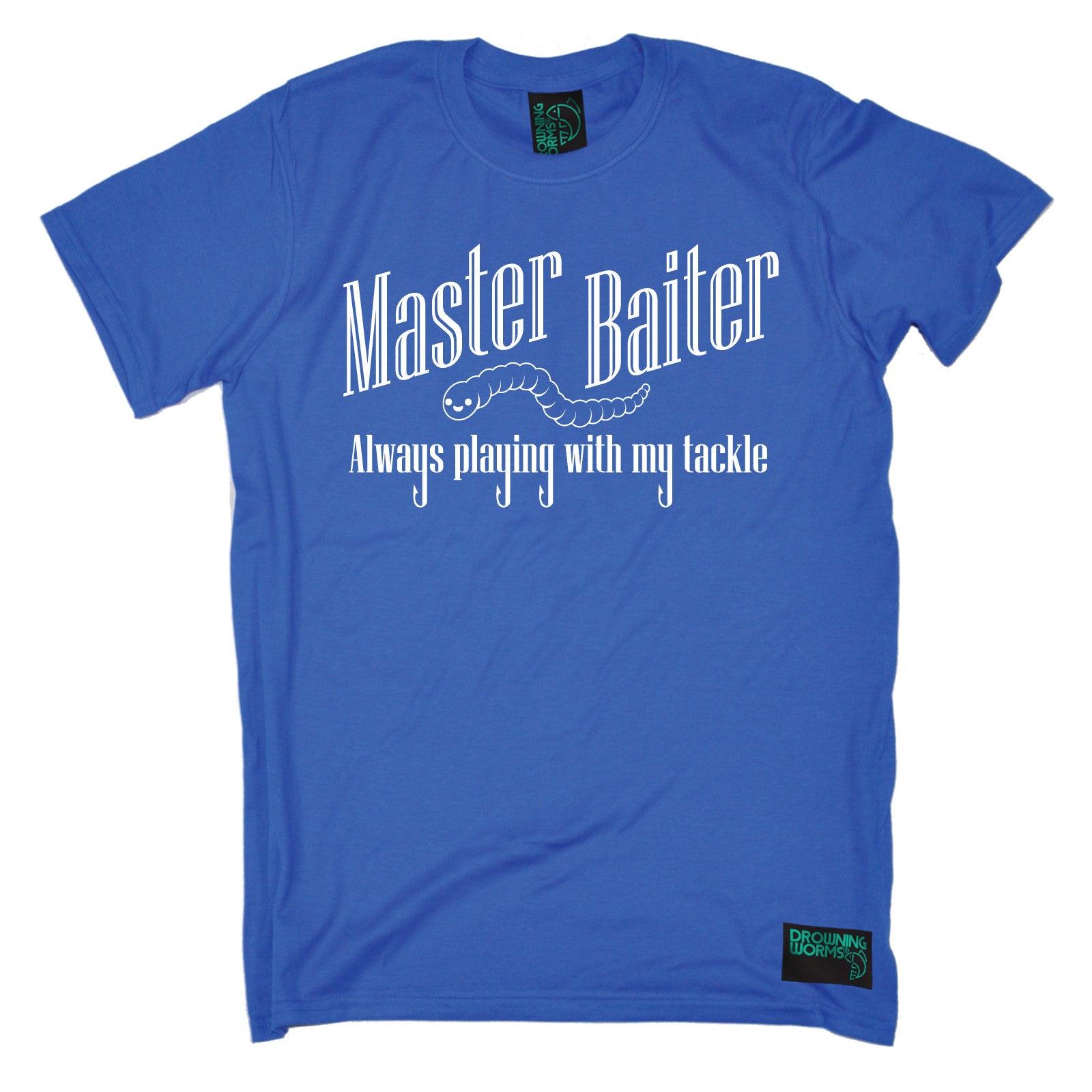 Master Baiter Playing With My Tackle T-SHIRT Fishing Tee Funny