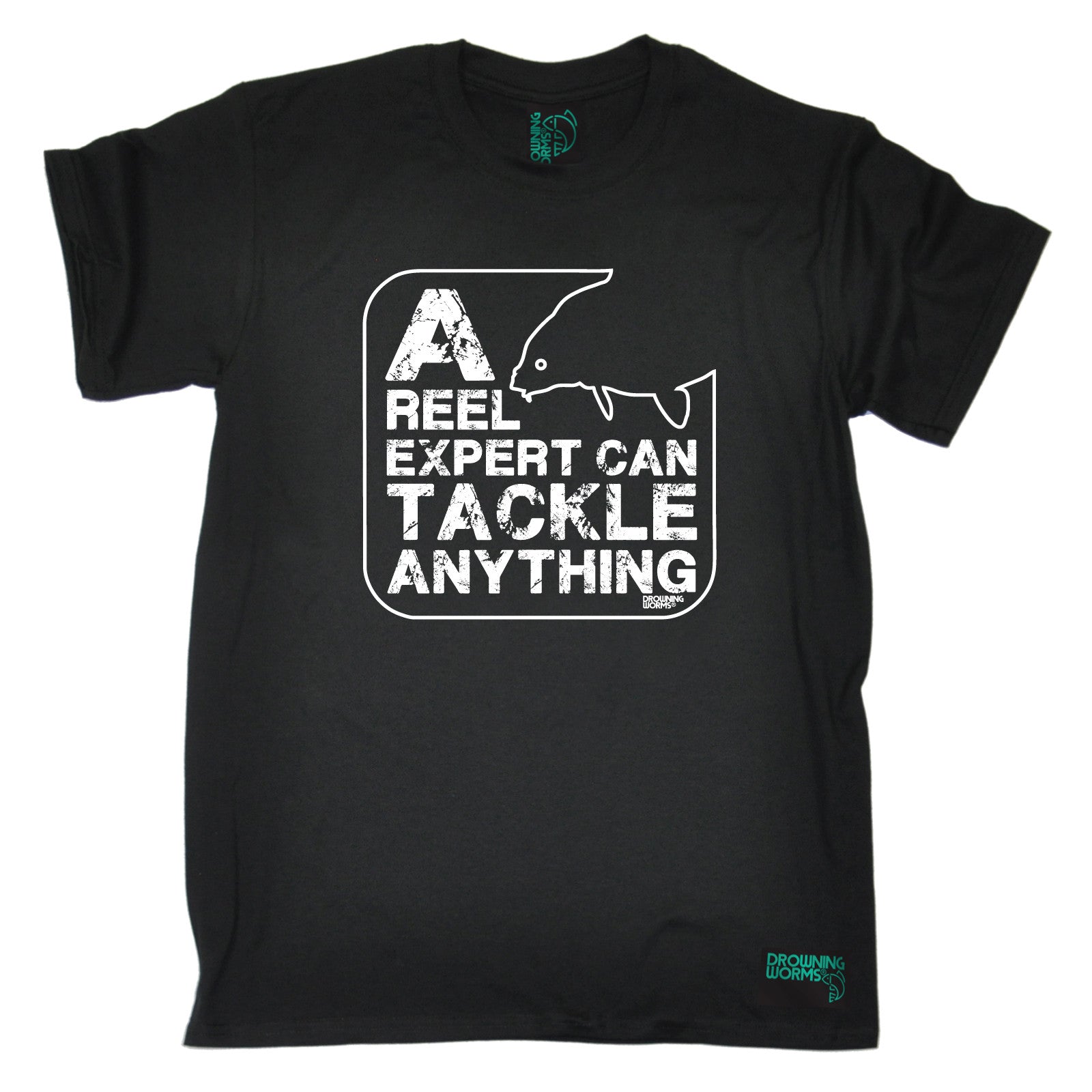 Funny Fishing Gifts Gear A Reel Expert Can Tackle Anything T-Shirt by Tom  Publishing - Pixels