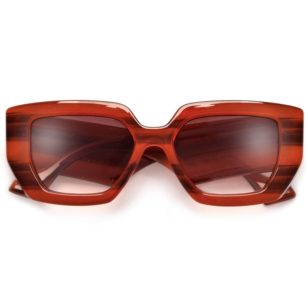 Edgy Retro Slim 52mm Cat Eye Sunglasses Sunglass Spot 