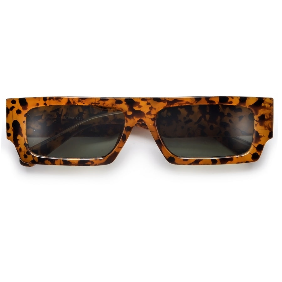 Chunky Rectangular Retro Vibe Sunglasses