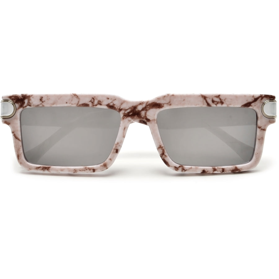 Sleek Buckle Temple Rectangular Sunnies 