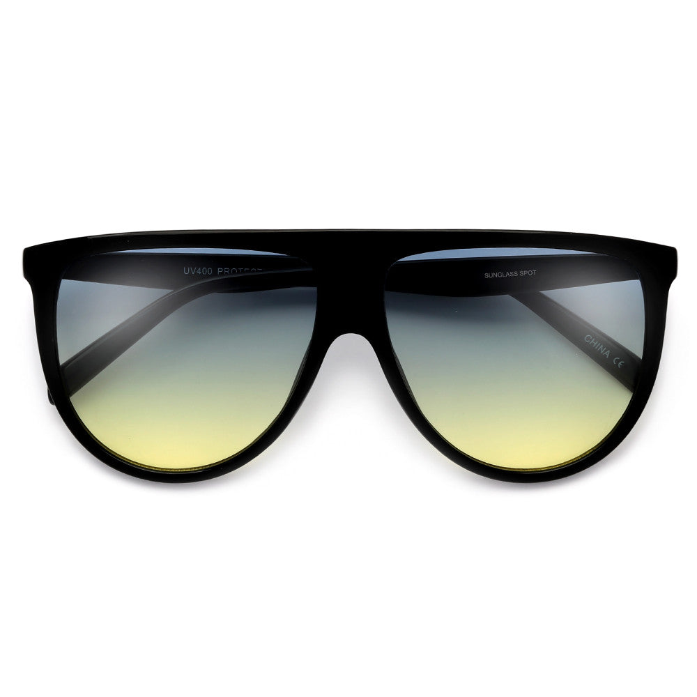 flat top wayfarer sunglasses