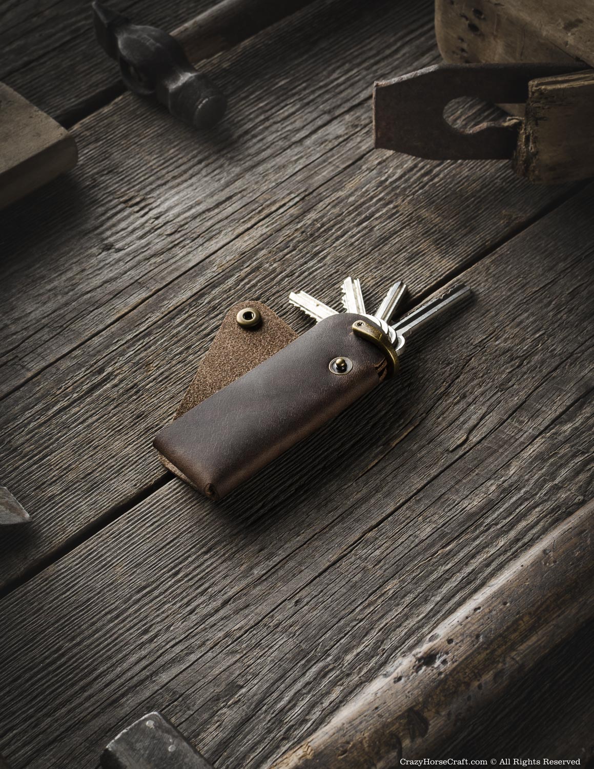 vitronic leather key holder