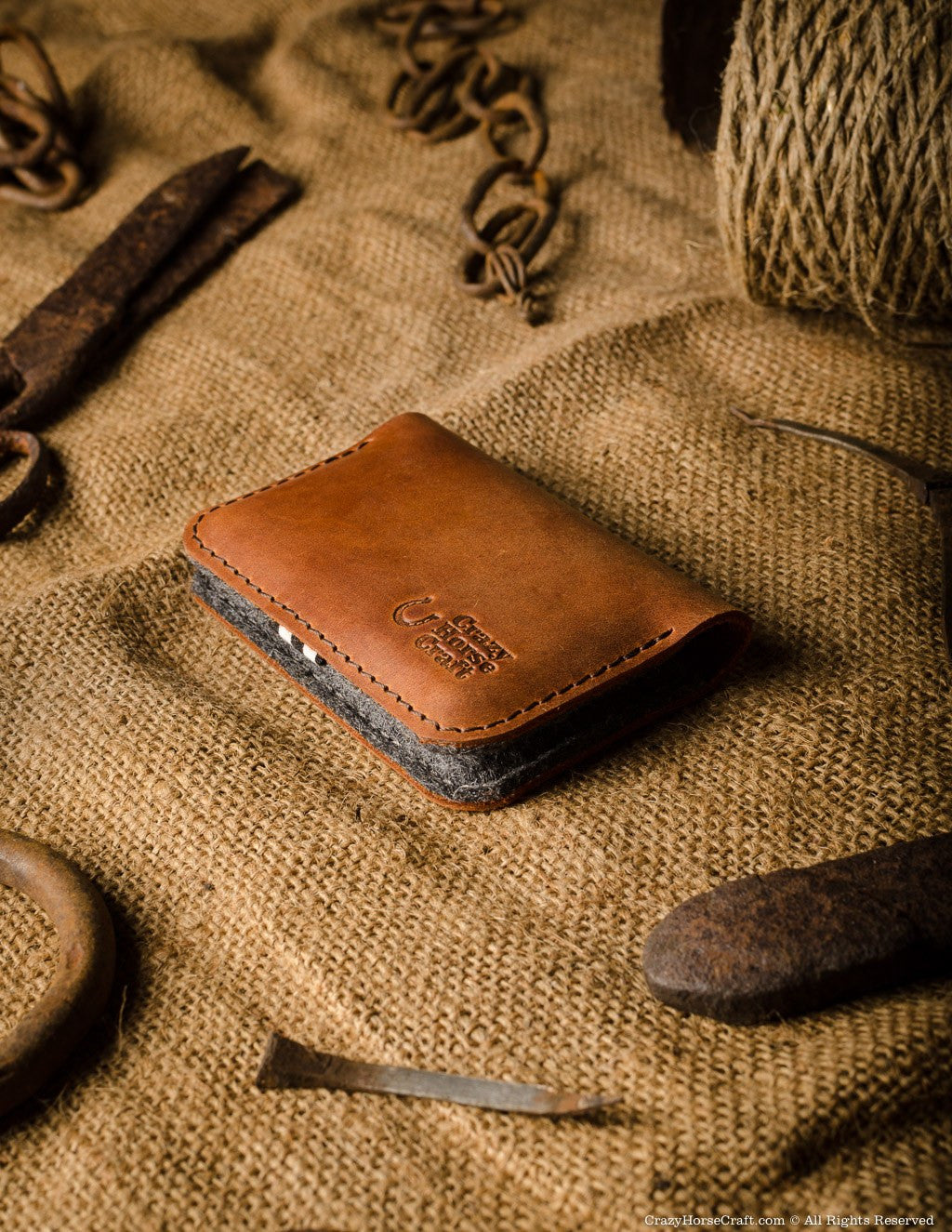 leather credit card holder