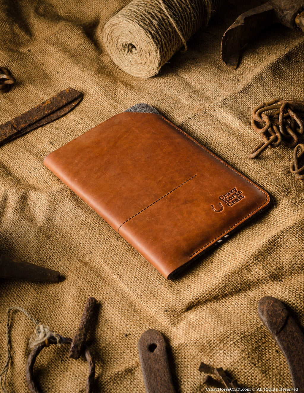 Leather iPad Mini Sleeve / Case | Classic Brown – Crazy Horse Craft