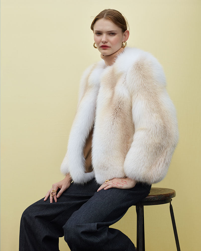 Real Fox Fur Jackets | Women's Fox Fur Jackets | POLOGEORGIS - NYC