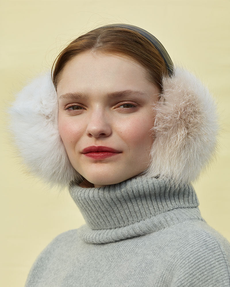 Luxury Earmuffs NYC, Women's Designer Ear Muffs & Real Fur Warmers