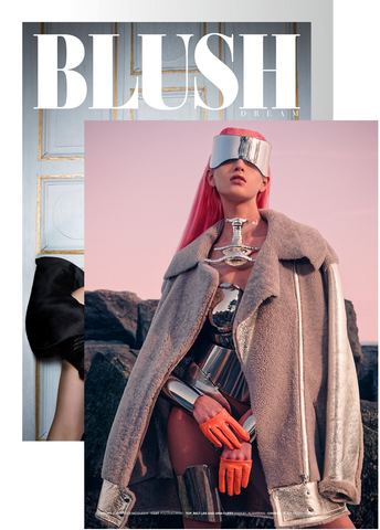blush magazine pologeorgis fur