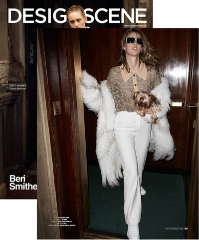 Top Model Tess Hellfeuer Stars in Design SCENE Magazine #20 Issue