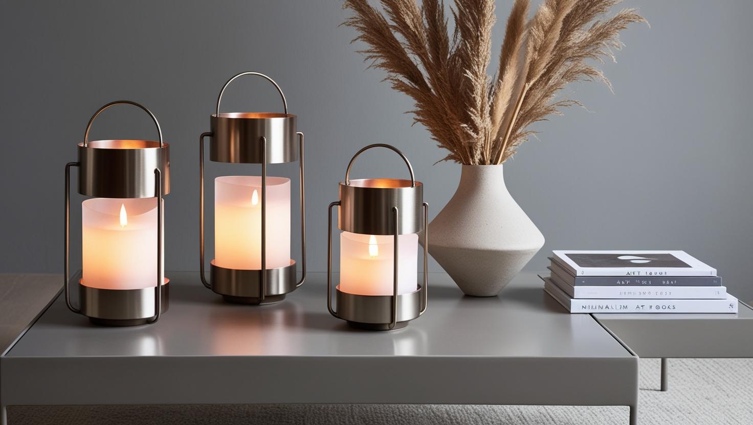 candle lanterns for living room decoration
