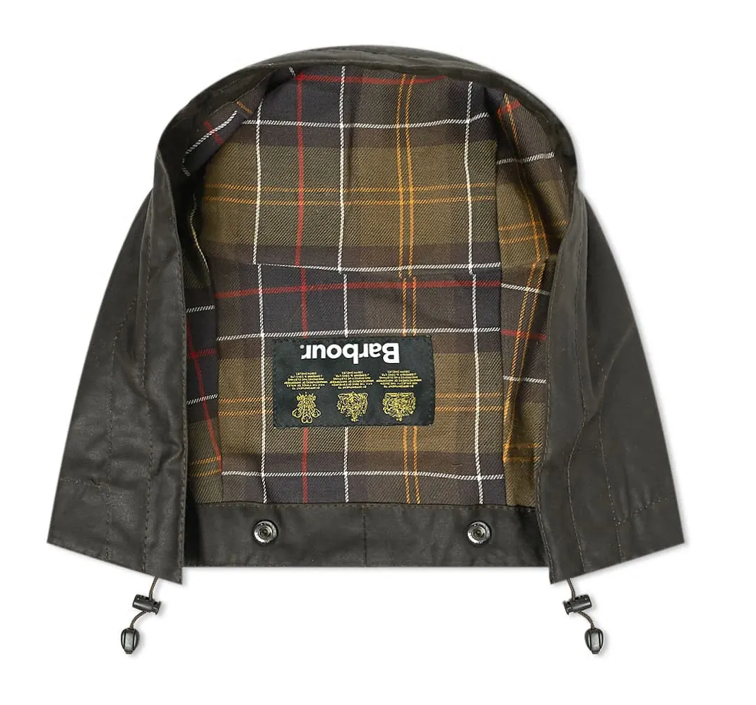 barbour icons hood