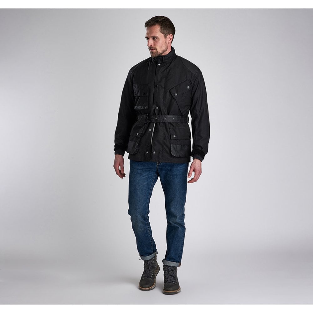 barbour icons international waxed jacket