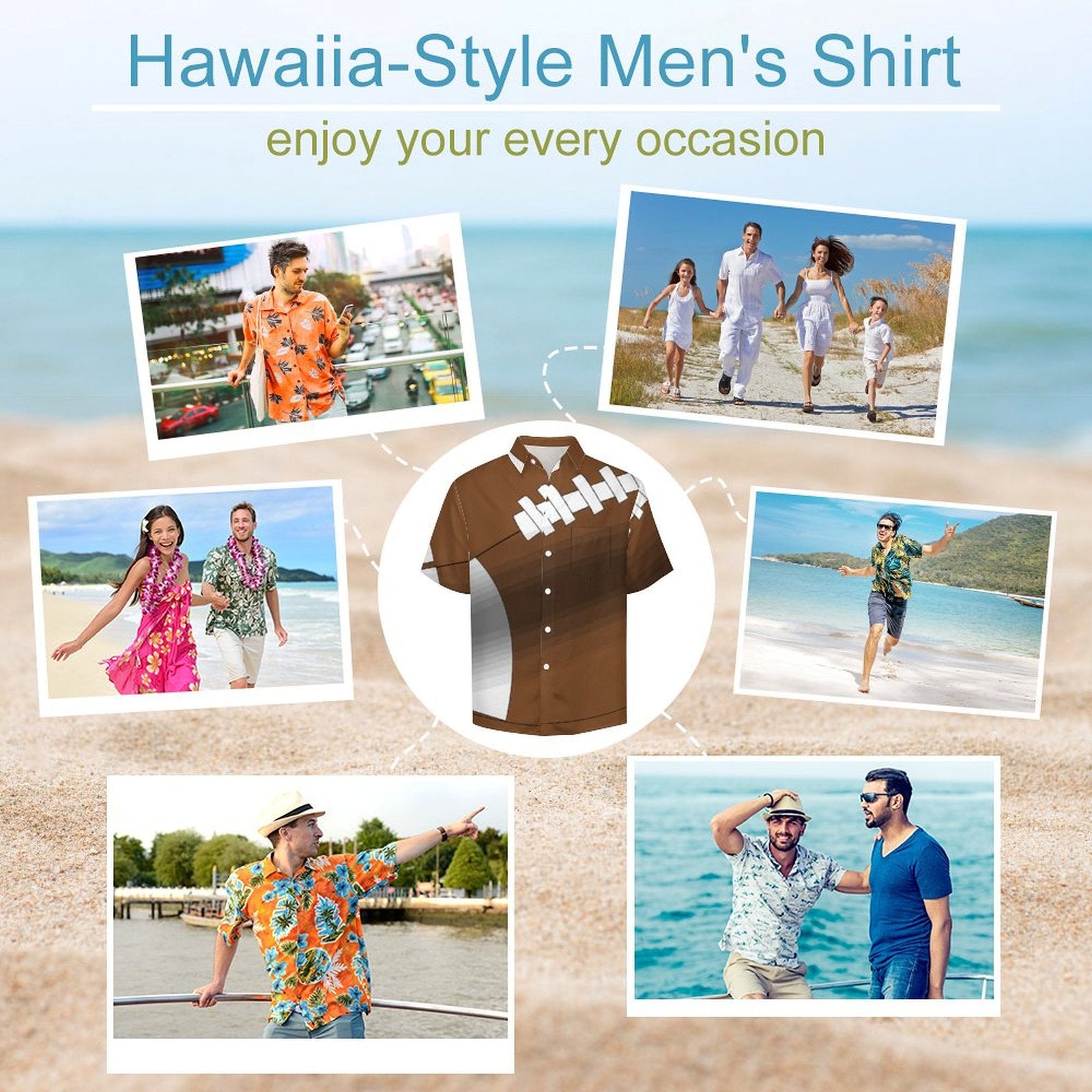 A Short Sleeved Shirt White American Football Style 134187