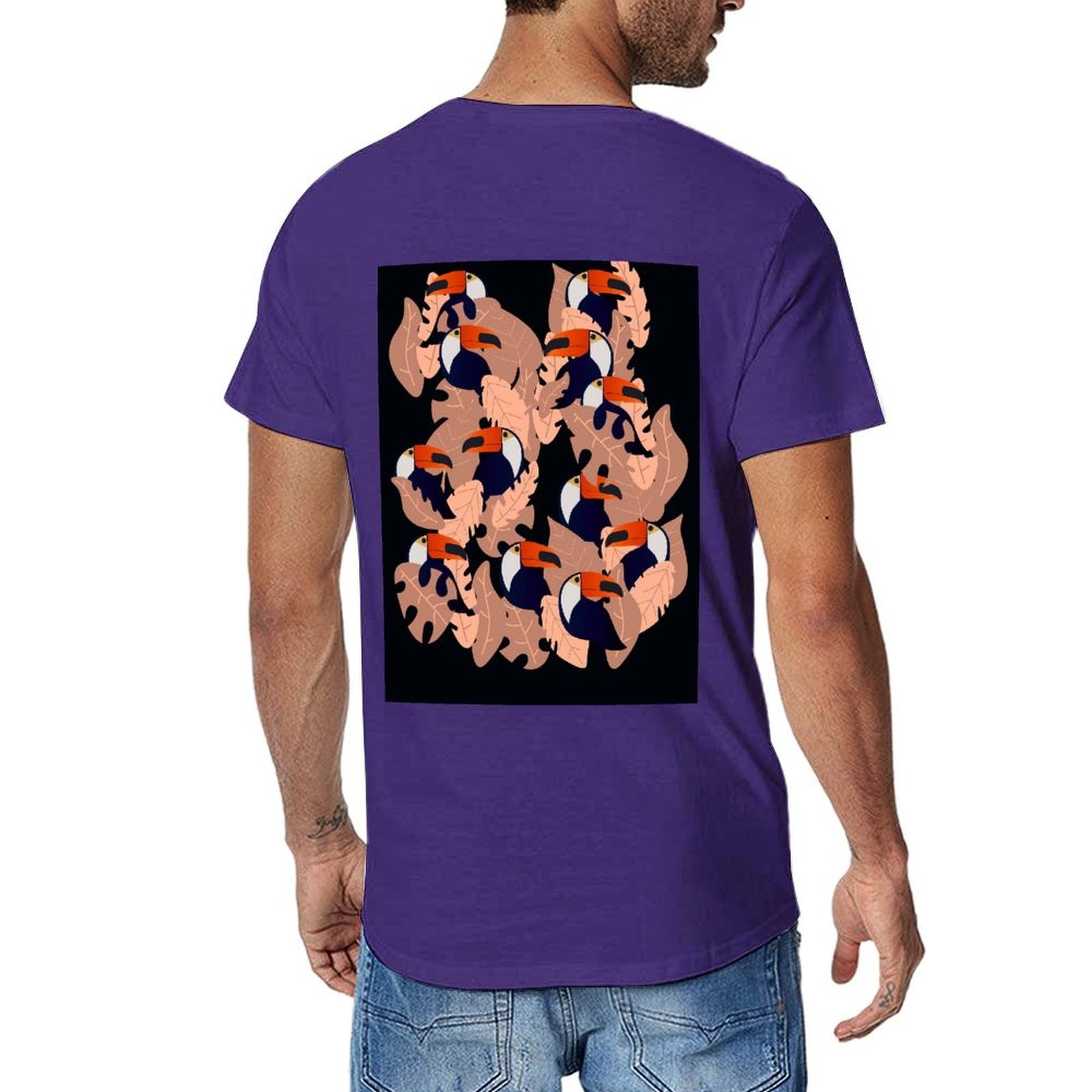 Men's T-shirt Toucan,bird Style 92411