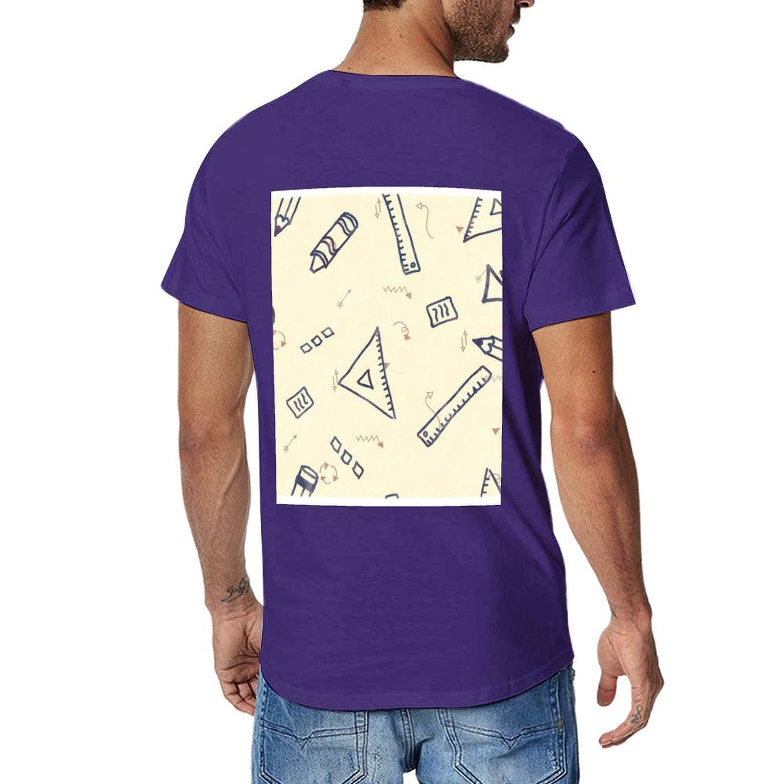 Men's T-shirt Back to School Style 90377