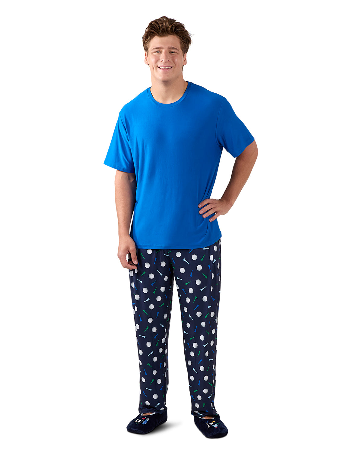 Men's Tee Time 2 Piece PJ Set In A Bag