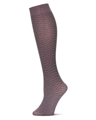 Ride That Wave Graphic Semi-Sheer Tights