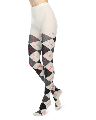 Mura Collant ITALY C3398 'Spiga Lurex' Pattern Tights - Made in  Italy