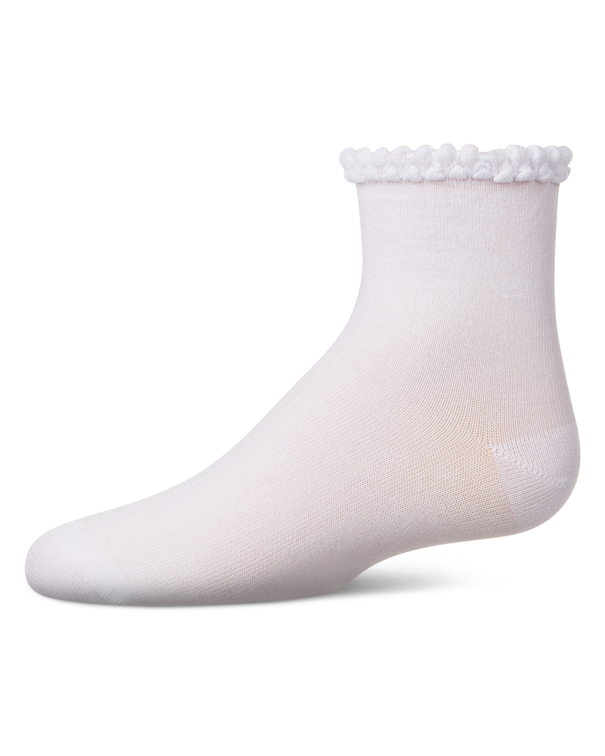 Girls' Bubble Stitch Welt Anklet Socks