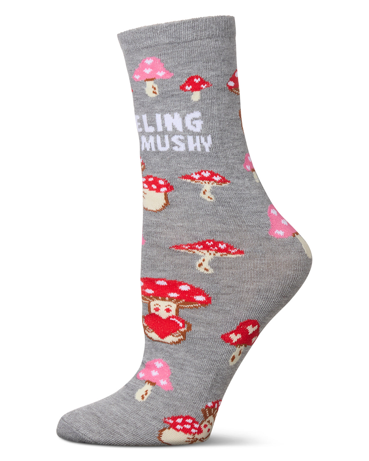 Feeling Mushy Greeting Card Crew Socks