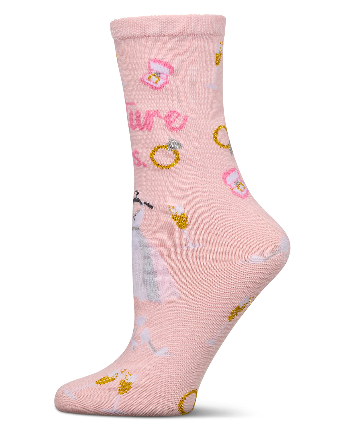 Future Mrs. Greeting Card Crew Socks