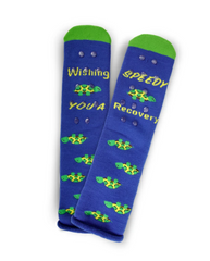 Speedy Recovery Greeting Card Socks