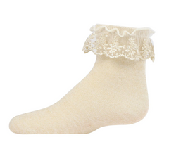 Step and Shimmer Girls Socks