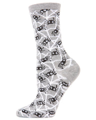 Spider Web Crew Socks