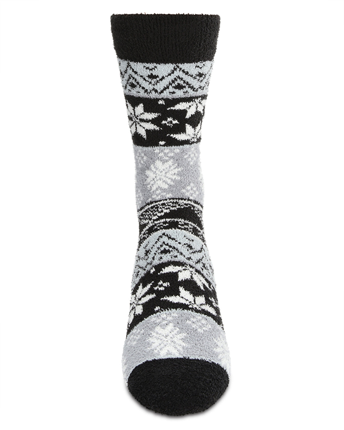 Men's Snowflake Fairisle Super Soft Cozy Crew Socks