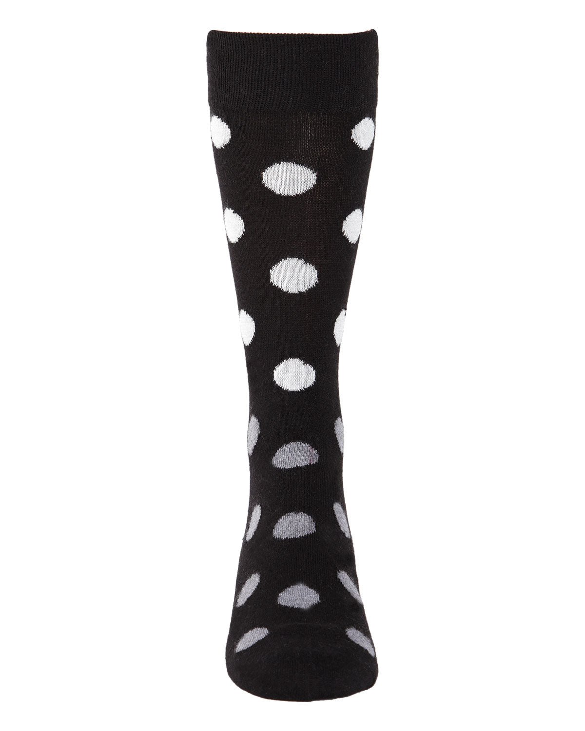 Men's Polka Dot Luxuriously Soft Cashmere Blend Crew Sock