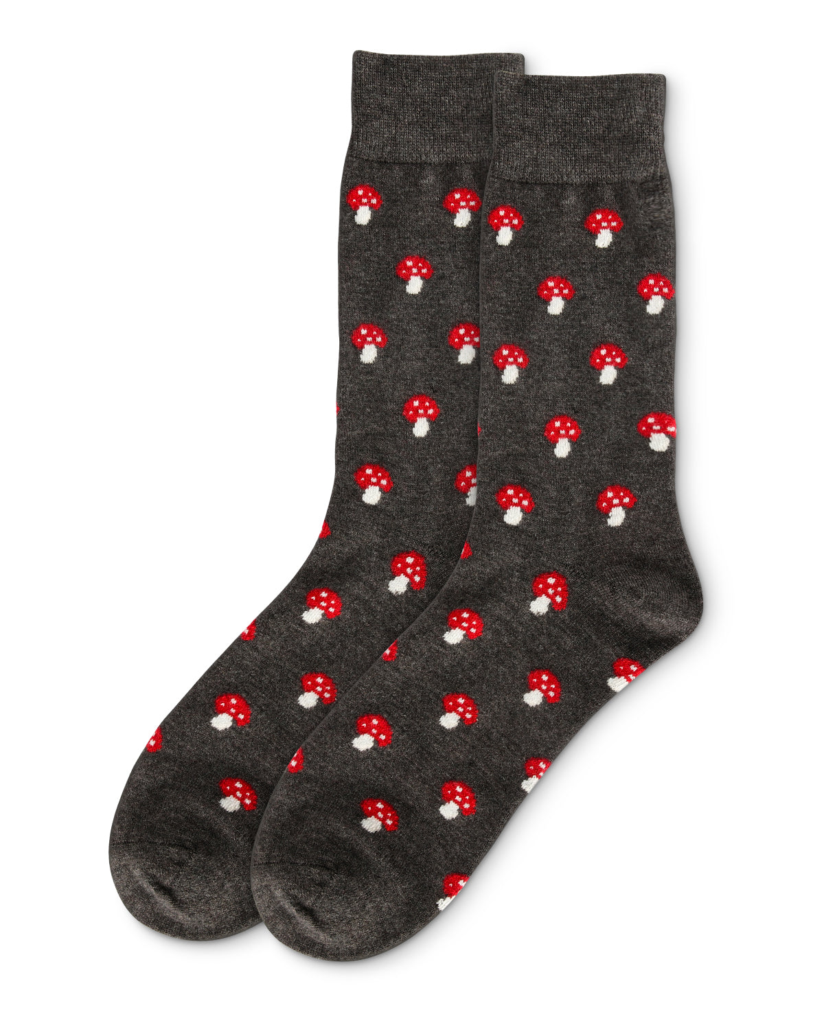 Men's Mushroom Luxuriously Soft Cashmere Crew Socks