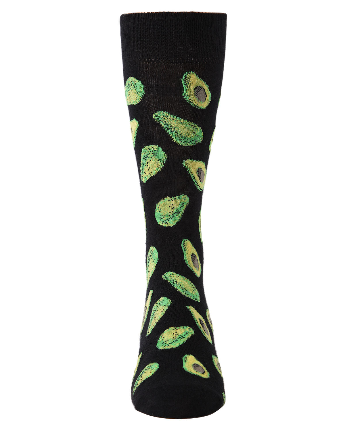 Men's Avocado Bamboo Blend Funny Novelty Crew Sock