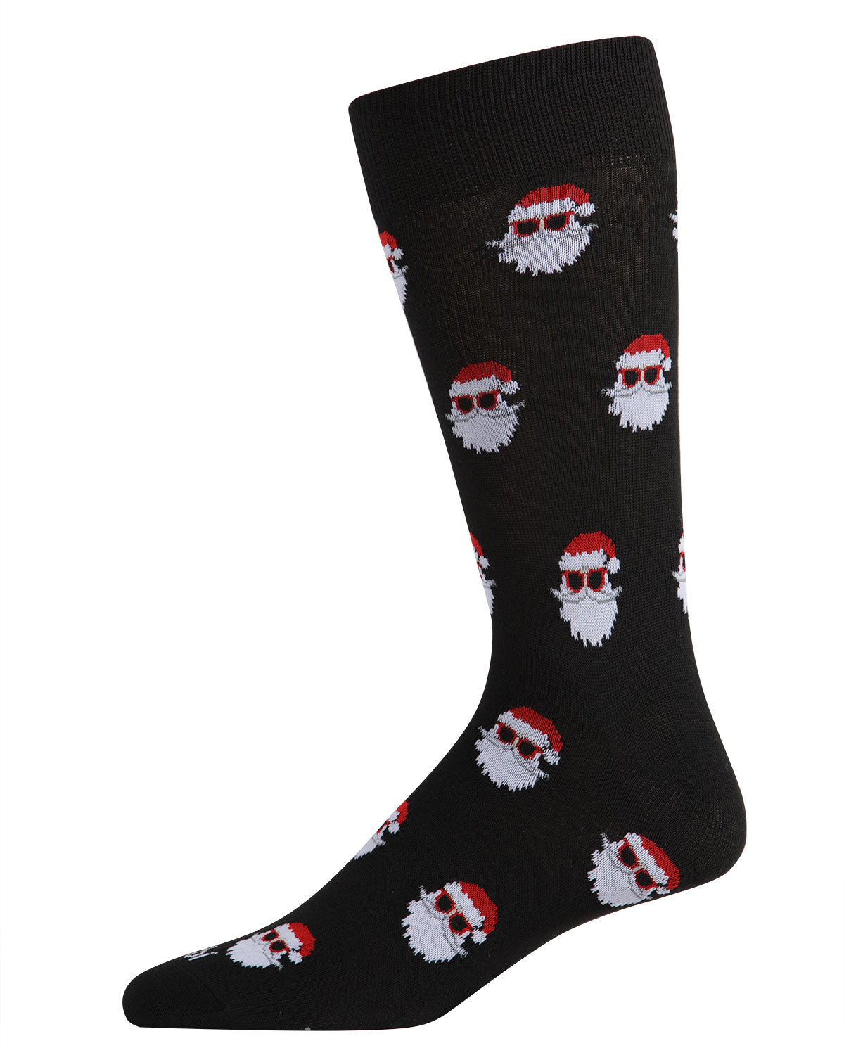 Men's Festive Funny Santa Shades Novelty Crew Socks